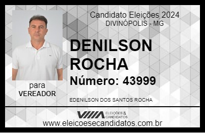 Candidato DENILSON ROCHA 2024 - DIVINÓPOLIS - Eleições