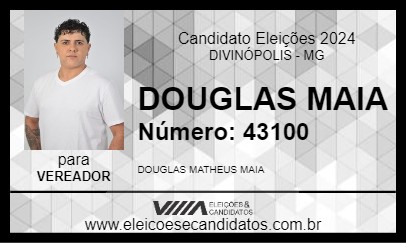 Candidato DOUGLAS MAIA 2024 - DIVINÓPOLIS - Eleições