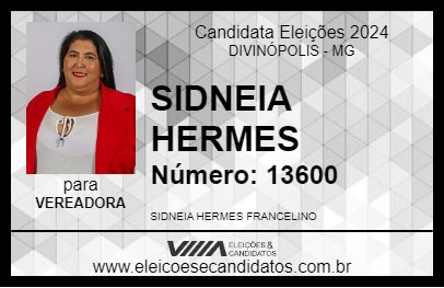 Candidato SIDNEIA HERMES 2024 - DIVINÓPOLIS - Eleições