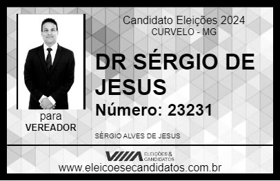 Candidato DR SÉRGIO DE JESUS 2024 - CURVELO - Eleições