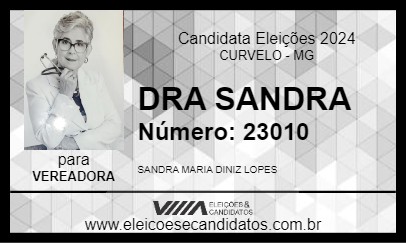 Candidato DRA SANDRA 2024 - CURVELO - Eleições