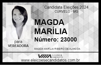 Candidato MAGDA MARÍLIA 2024 - CURVELO - Eleições