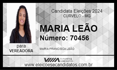 Candidato MARIA LEÃO 2024 - CURVELO - Eleições