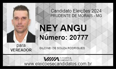 Candidato NEY ANGU 2024 - PRUDENTE DE MORAIS - Eleições