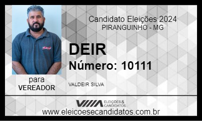 Candidato DEIR 2024 - PIRANGUINHO - Eleições