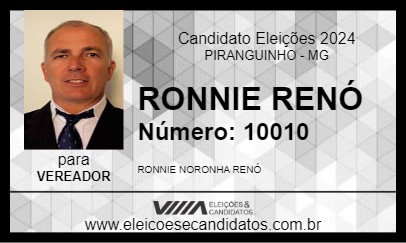 Candidato RONNIE RENÓ 2024 - PIRANGUINHO - Eleições