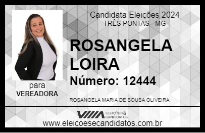 Candidato ROSANGELA LOIRA 2024 - TRÊS PONTAS - Eleições