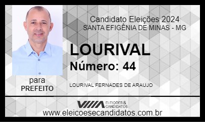 Candidato LOURIVAL 2024 - SANTA EFIGÊNIA DE MINAS - Eleições