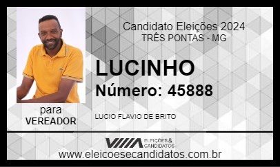 Candidato LUCINHO 2024 - TRÊS PONTAS - Eleições