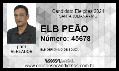 Candidato ELB PEÃO 2024 - SANTA JULIANA - Eleições