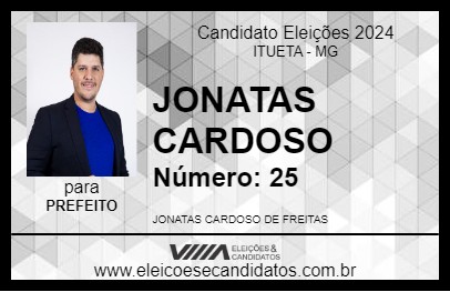 Candidato JONATAS CARDOSO 2024 - ITUETA - Eleições