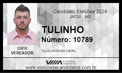 Candidato TULINHO 2024 - JACUÍ - Eleições