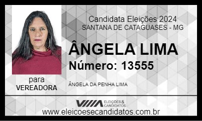 Candidato ÂNGELA LIMA 2024 - SANTANA DE CATAGUASES - Eleições