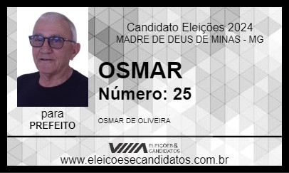 Candidato OSMAR 2024 - MADRE DE DEUS DE MINAS - Eleições