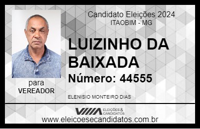 Candidato LÉO DA BAIXADA 2024 - ITAOBIM - Eleições