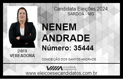 Candidato NENEM ANDRADE 2024 - SARDOÁ - Eleições