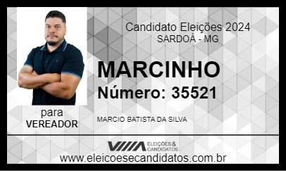 Candidato MARCINHO 2024 - SARDOÁ - Eleições