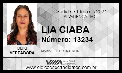 Candidato LIA CIABA 2024 - ALVARENGA - Eleições