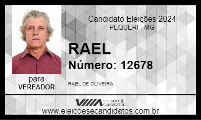 Candidato RAEL 2024 - PEQUERI - Eleições