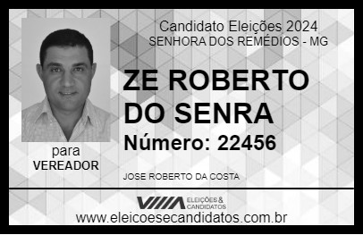 Candidato ZE ROBERTO DO SENRA 2024 - SENHORA DOS REMÉDIOS - Eleições