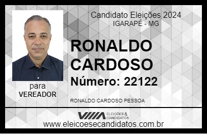 Candidato RONALDO CARDOSO 2024 - IGARAPÉ - Eleições