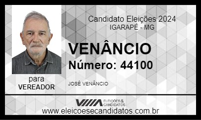 Candidato VENÂNCIO 2024 - IGARAPÉ - Eleições