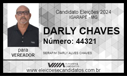 Candidato DARLY CHAVES 2024 - IGARAPÉ - Eleições