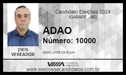 Candidato ADÃO 2024 - IGARAPÉ - Eleições