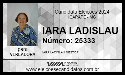 Candidato IARA LADISLAU 2024 - IGARAPÉ - Eleições