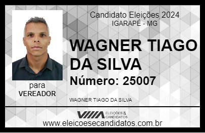 Candidato APÓSTOLO WAGNER TIAGO 2024 - IGARAPÉ - Eleições