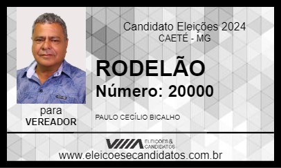 Candidato RODELÃO 2024 - CAETÉ - Eleições