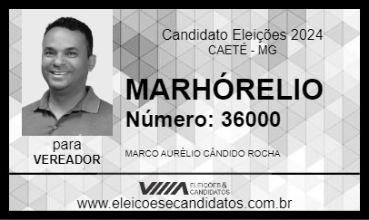 Candidato MARCO AURÉLIO 2024 - CAETÉ - Eleições