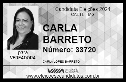 Candidato CARLA BARRETO 2024 - CAETÉ - Eleições