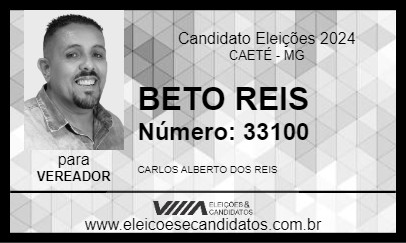 Candidato BETO REIS 2024 - CAETÉ - Eleições