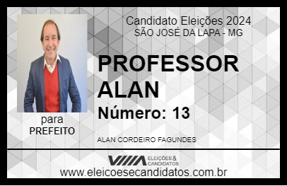 Candidato PROFESSOR ALAN 2024 - SÃO JOSÉ DA LAPA - Eleições