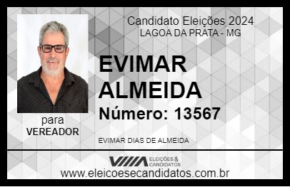 Candidato EVIMAR ALMEIDA 2024 - LAGOA DA PRATA - Eleições