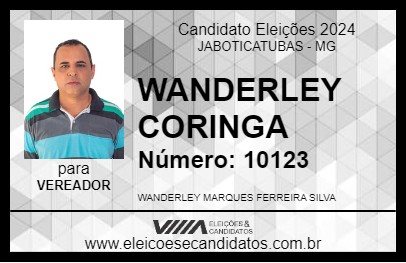 Candidato WANDERLEY CORINGA 2024 - JABOTICATUBAS - Eleições