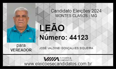 Candidato LEÃO 2024 - MONTES CLAROS - Eleições