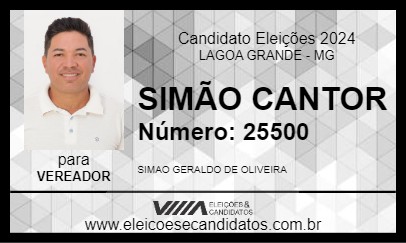 Candidato SIMÃO CANTOR 2024 - LAGOA GRANDE - Eleições