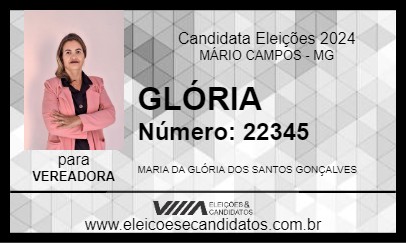 Candidato GLÓRIA 2024 - MÁRIO CAMPOS - Eleições