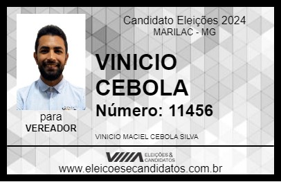 Candidato VINICIO CEBOLA 2024 - MARILAC - Eleições