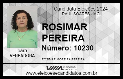 Candidato ROSIMAR PEREIRA 2024 - RAUL SOARES - Eleições