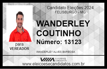 Candidato WANDERLEY COUTINHO 2024 - FELISBURGO - Eleições