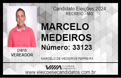 Candidato MARCELO MEDEIROS 2024 - RECREIO - Eleições