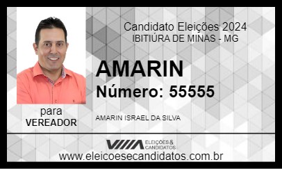 Candidato AMARIN 2024 - IBITIÚRA DE MINAS - Eleições