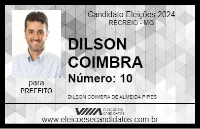 Candidato DILSON COIMBRA 2024 - RECREIO - Eleições