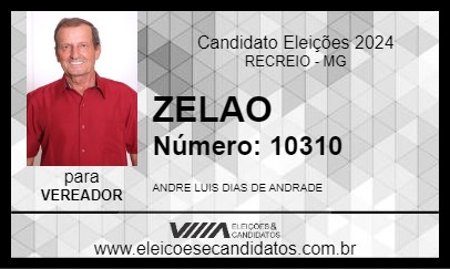 Candidato ZELAO 2024 - RECREIO - Eleições