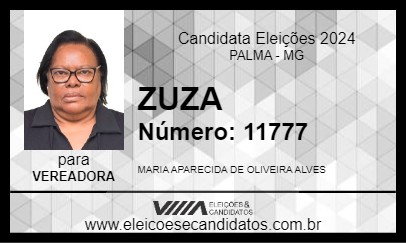 Candidato ZUZA 2024 - PALMA - Eleições