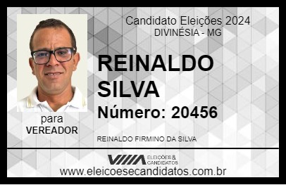 Candidato REINALDO SILVA 2024 - DIVINÉSIA - Eleições