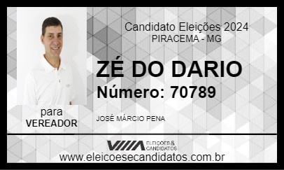 Candidato ZÉ DO DARIO 2024 - PIRACEMA - Eleições